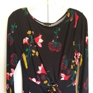 Ann Taylor Factory Brilliant Faux Side Wrap w/ Bel